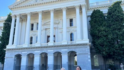 Housing Trust Fund Ventura County representatives with State Capitol in background